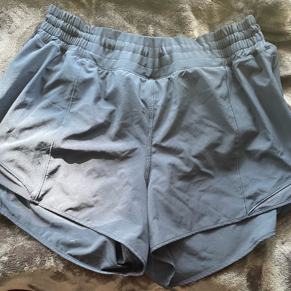 Lululemon Athletica Steel Blue Women's Athletic Shorts